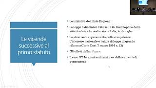 L’energia nel Secondo Statuto di autonomia, tra fruizione e tutela dell’ambiente e... - 11/05/2022