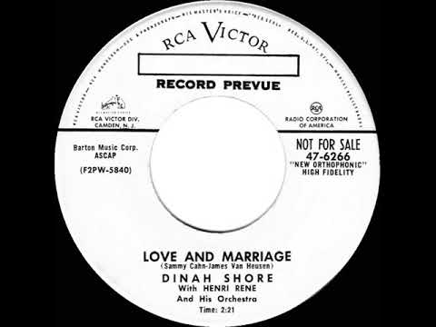 1955 Dinah Shore - Love And Marriage