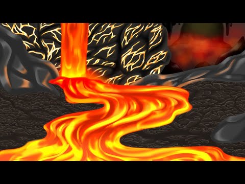 Molten Magma pools: Infinite Eclipse RP location speedpaint part 1