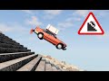 BeamNG Drive - Cars vs Stairs #17