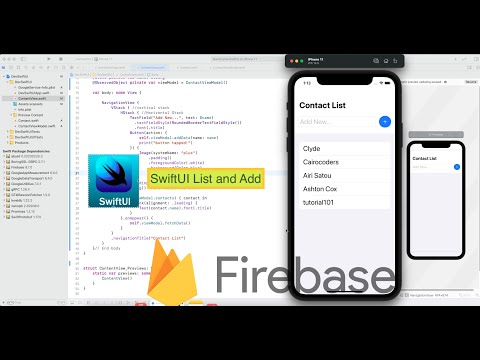 SwiftUI Firebase List and Add