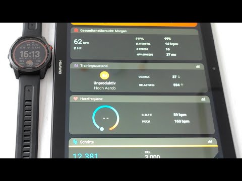 Garmin Fenix 7 - Watchface oder IQ Datenfeld bearbeiten (zb Stryd)