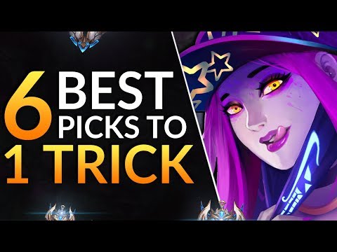 Top 6 POWERFUL CHAMPS to One Trick and Rank Up - Best Meta Tips | League of Legends Pro Guide