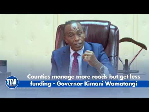 Counties manage more roads but get less funding - Governor Kimani Wamatangi