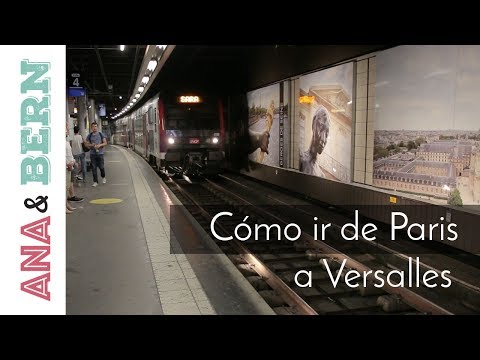 Tren de Paris al castillo de Versalles / Ana y Bern