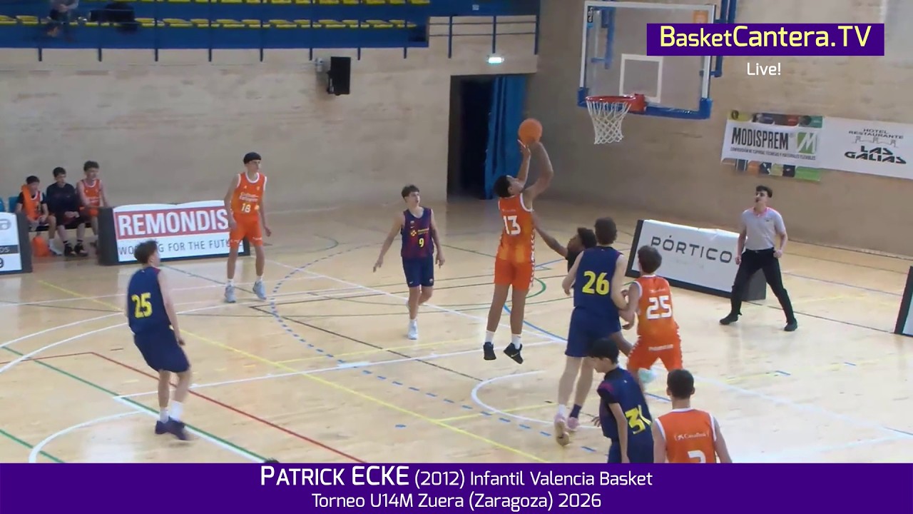 PATRICK ECKE (2012) Infantil Valencia Basket.- Torneo U14M 