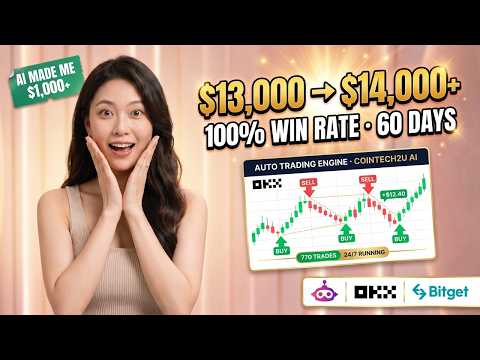 100% Win Rate on OKX & Bitget | CoinTech2u AI Trading Bot Real $13K Test 2026