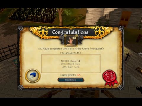 RS3 Mini Quest Guide: One Foot in the Grave