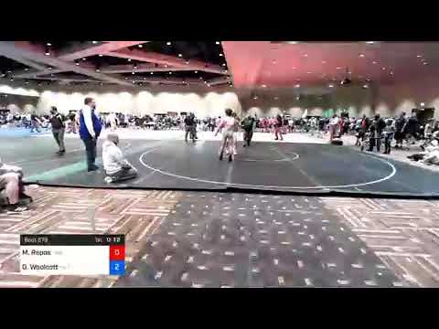 132 Lbs Consolation - Matthew Repos, Lancaster Alliance Wrestling Club (LAW) Vs Owen Woolcott, M2