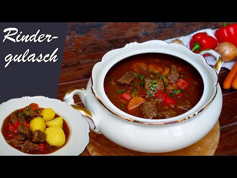 klassisches Rindergulasch | traditionelles Rezept wie bei Oma