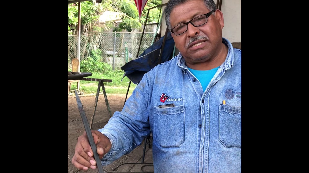 Como hacer punta de diamante sin la necesidad de tener fragua