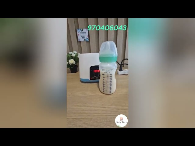 Vídeo relacionado con Grownsy Calentador de biberones para bebé, 10 en 1 para todas las botellas con temporizador, control preciso de la temperatura y apagado automático, calentador de biberones multifuncional para leche