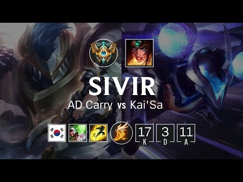 Sivir ADC vs Kai'Sa - KR Grand Master Patch 8.24