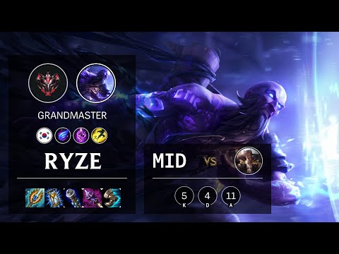 Ryze Mid vs Sett - KR Grandmaster Patch 10.19