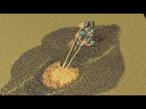 REAL Size COLOSSUS vs 10.000 ZERGLINGS - StarCraft 2 MASSIVE Battle