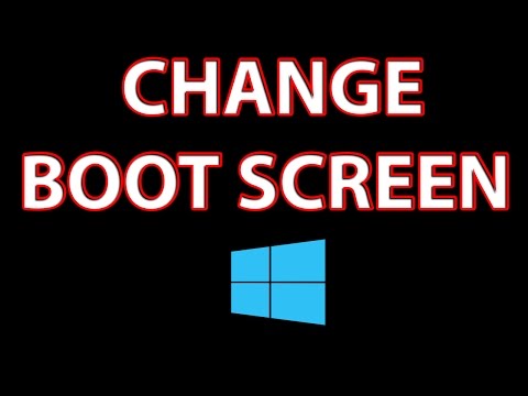 comment modifier boot screen