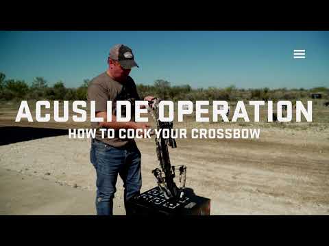 How to Cock Your Crossbow Using the ACUslide System