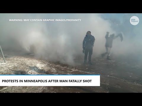 After man shot in Minneapolis, protest livestream shows anti-ICE protesters sprayed with irritant