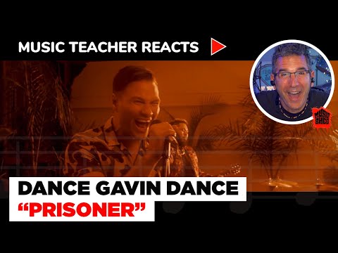 Music Teacher REACTS TO Dance Gavin Dance "Prisoner" | Music Teacher | Music Shed #96