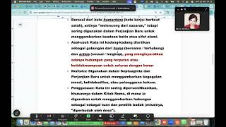 Download lagu Pdt. Dr. Nuniek E. : 'MENGENAL KATA: CHATAAH DAN HAMARTIA (PERSAMAAN DAN PERBEDAANNYA)' mp3