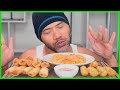Mibim Men Noodles Egg Rolls And Seaweed Rolls ASMR VEGAN MUKBANG REAL EATING SOUNDS PitaEats