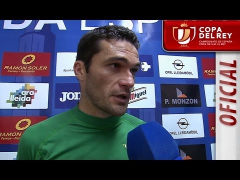 Entrevista a Jorge Molina tras el UE Lleida (1-2) Real Betis - HD