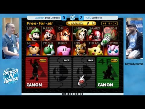 SnS5 SSB64 - Dogs_Johnson (Falcon) Vs. VGBC | Darkhorse (Falcon) Super Smash Bros. Losers Eighths