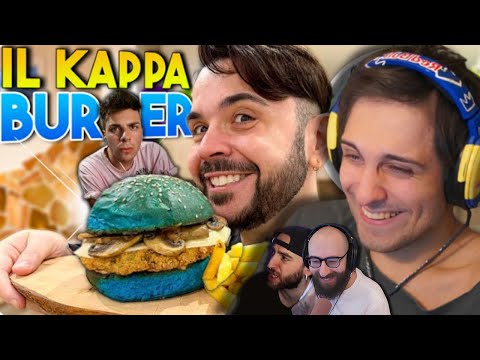 BLUR Reacts to CICCIOGAMER89's KAPPA BURGER 🍔 With MARZA and PESH