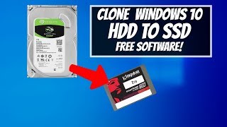 How to CLONE Windows 10 HDD to SSD for Free!