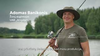 ES akvakultūra: ekologiška žuvis ant Jūsų stalo (Arvydai)