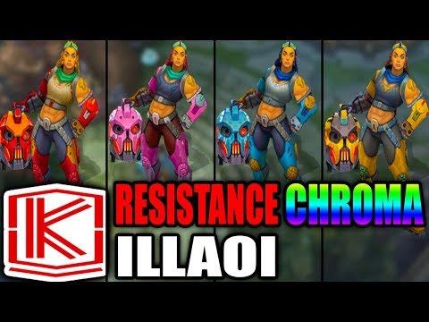RESISTANCE ILLAOI CHROMA - League of Legends