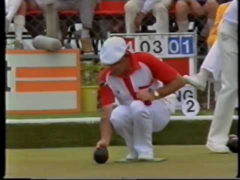 FLASH BACK - World Bowls Final Auckland 1988 New Zealand VS England (Part 5 of 15 )