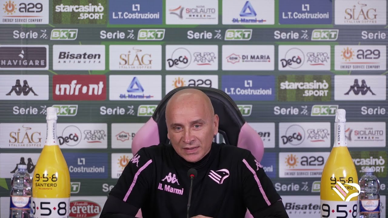 Benevento-Palermo, Corini: "Pronti per una grande gara"