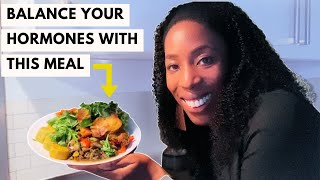 FIBROIDS DIET| Make this easy dinner recipe if you have fibroids and/or endometriosis- NO RICE! 🍠🌽🧅