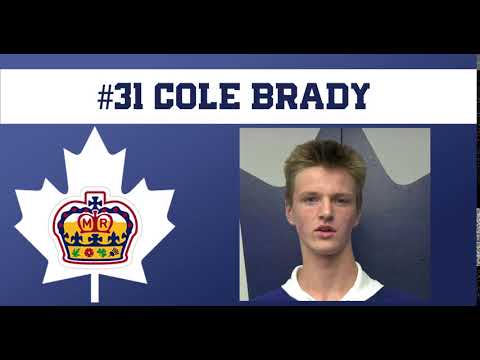 Markham Royals #31 Cole Brady