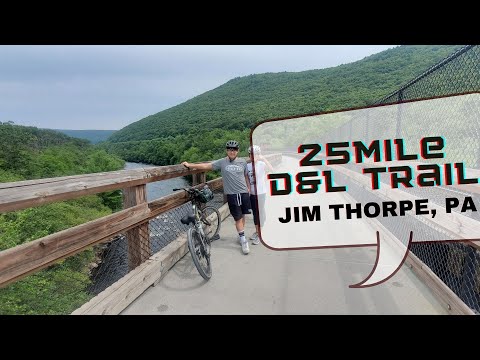 25 mile Bike ride from White Haven to Jim Thorpe - D&L Trail: 25마일 바이크트레일 커플, 가족이 즐길수있는 최고의 레저