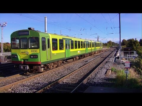 IE 8300 Class Dart Train number 8330 - Clontarf Road Station, Dublin