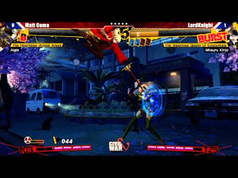 Persona 4 Arena Grand Final Matt Coma vs LordKnight - Civil War 5 Tournament