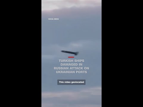 Turkish ships damaged in Russian attack on Ukrainian ports