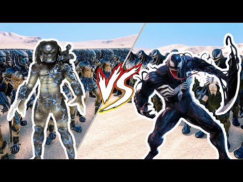 20,000 Predators Vs Venom | Ultimate Epic Battle Simulator | UEBS