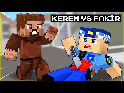 KEREM KOMİSER VE FAKİR DÜŞMAN OLDU! 😱 - Minecraft