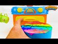 🔴Toy Learning Video for Toddlers🔴 Learn Shapes, Colors, Food Names, Counting with a Birthday Cake!