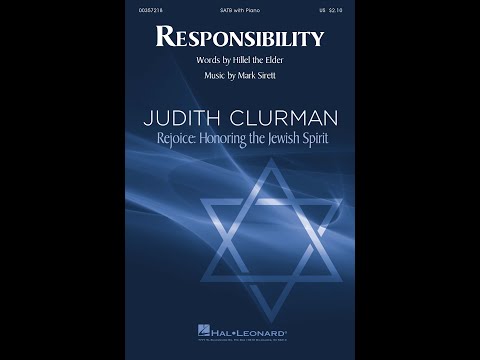 Responsibility (SATB Choir) - Music by Mark Sirett