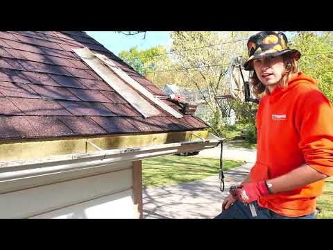 How To Fix A Falling Off Gutter | Replace Gutter Nails With Hidden Hangers and Screws | DIY