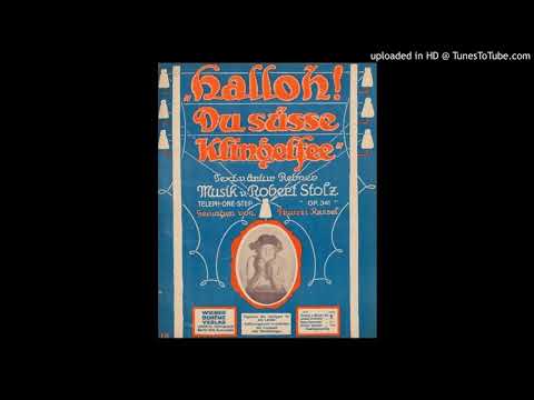 Tanz-orchester Max Tauber - Halloh! Du süße Klingelfee! - 1919 ragtime