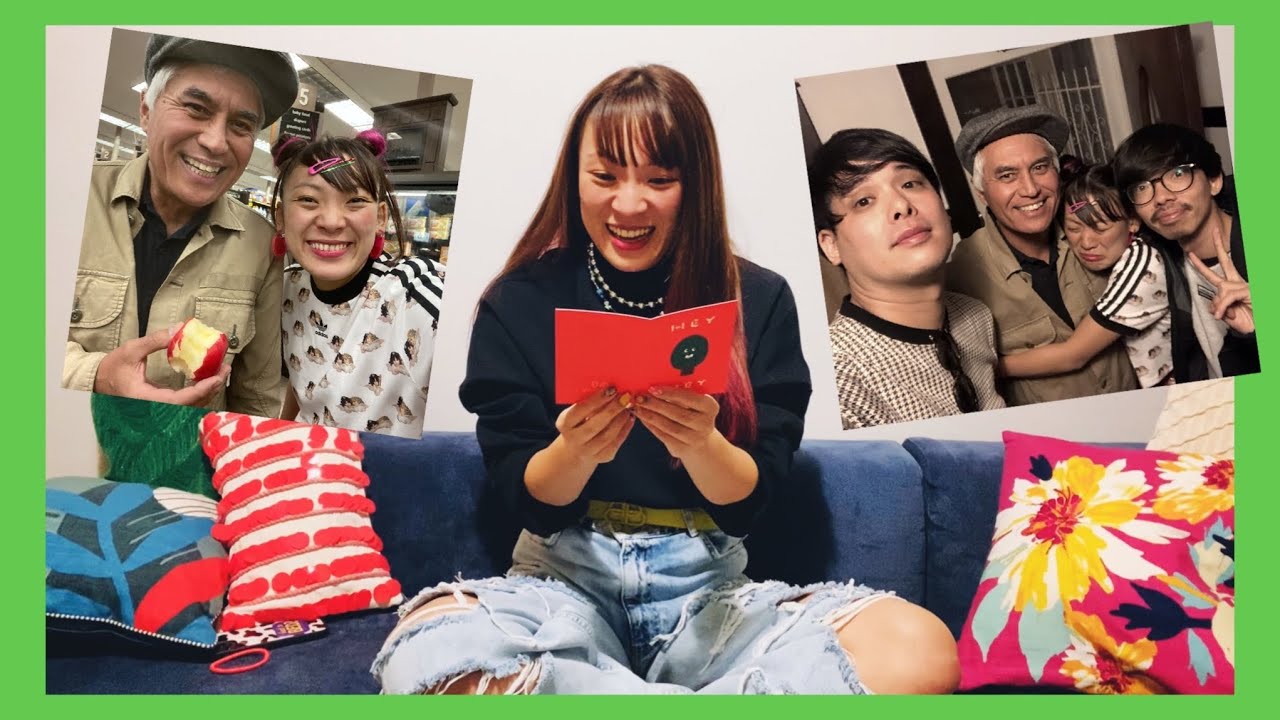 ロサンゼルスのお父さんから手紙が届きました。