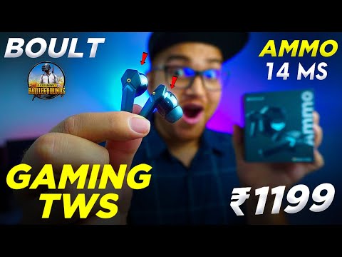 Boult Ammo Gaming Earbuds | Affordable gaming earbuds with 40ms ultra-low latency