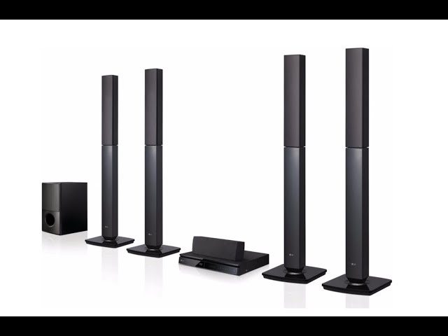 نظام المسرح المنزلي بمشغل دي في دي ب5 قنوات من ال جي - ال اتش دي 457، لون اسود