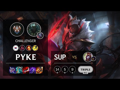 Pyke Support vs Lulu - KR Challenger Patch 11.10