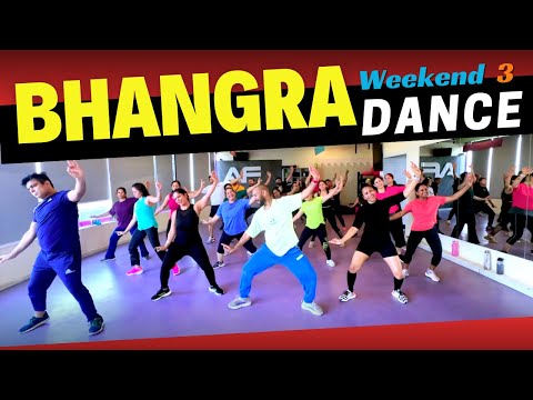 Bhangra Dance Workout 🔥 Weekend Bhangra Dance 🔥 Mashup 3 @djnickdhillon 💃 FITNESS DANCE With RAHUL